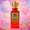 A vibrant red bottle of Royale Noir's 