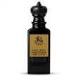 Dark Smoke Extrait De Parfum by Royale Noir – Elegant Fragrance in Black Bottle With Gold Label And Black Crown Cap.